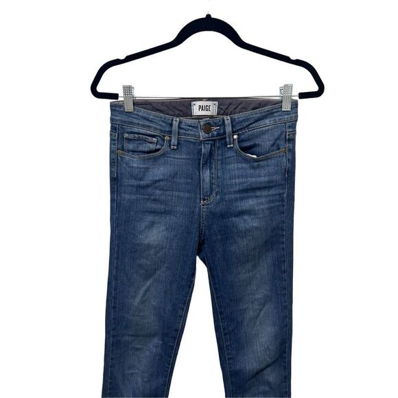 Paige Hoxton Ankle Liden Medium Wash size 26 Classic Staple Versatile - Picture 4 of 10